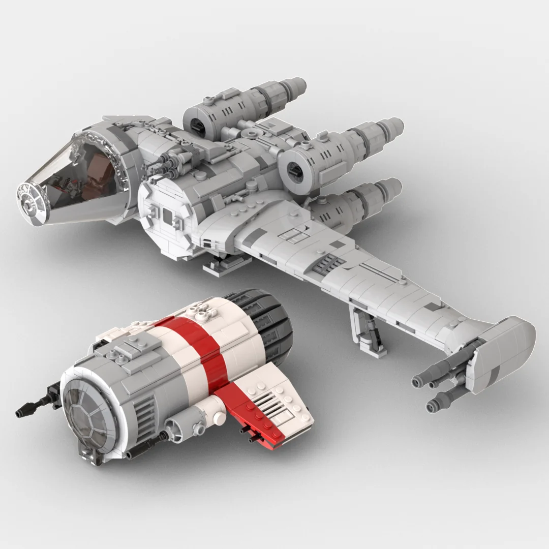 A selection of Star Wars Ugly ship models